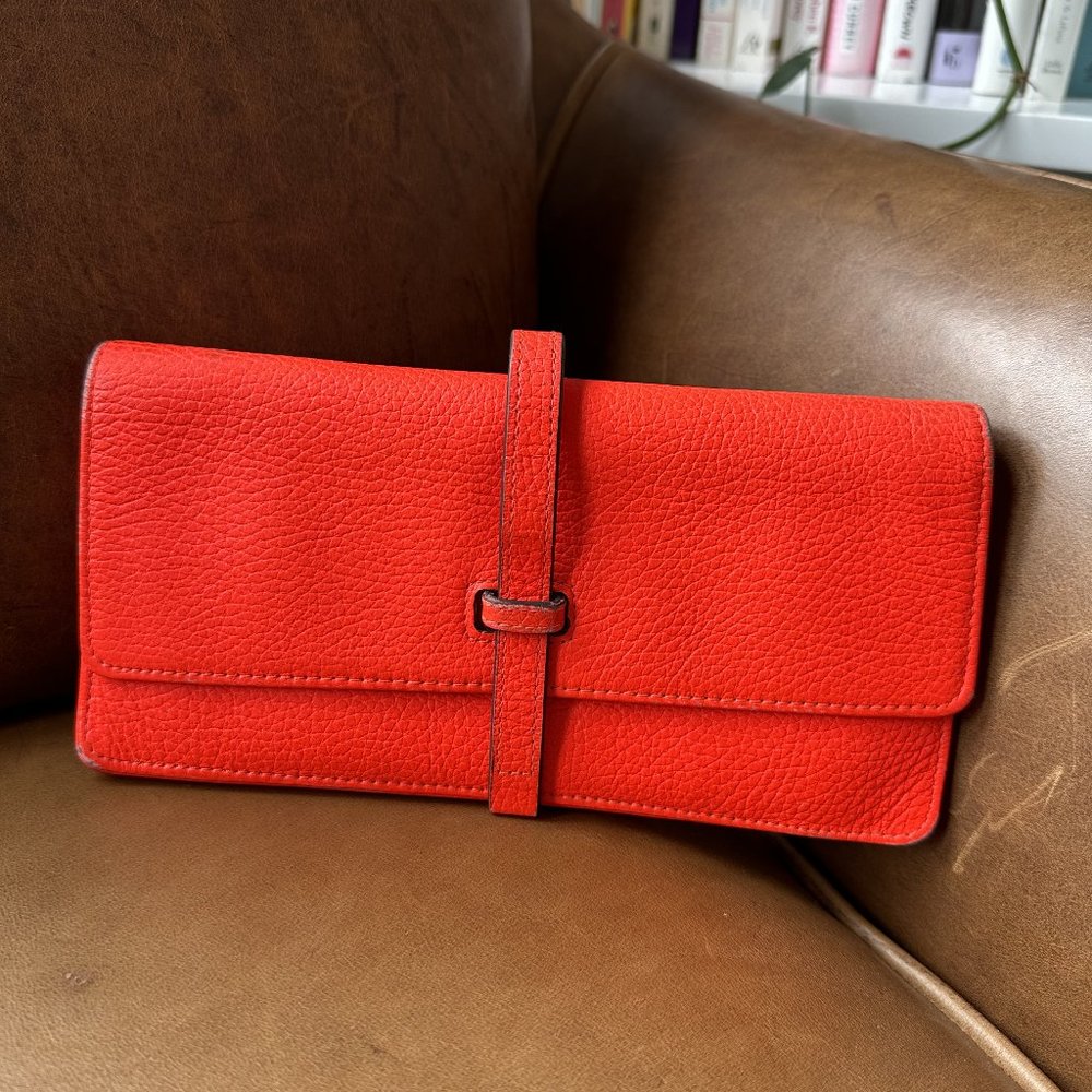 Annabel Ingall Coral Leather Wallet